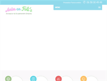 Tablet Screenshot of animenfoliz.fr